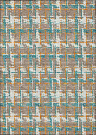 Piper Looms Chantille Plaid ACN1300 Taupe Machine Washable Area Rug main image