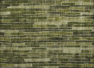 Piper Looms Chantille Stripes ACN1305 Olive Machine Washable Area Rug Scatter Main Image