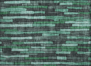 Piper Looms Chantille Stripes ACN1307 Sage Machine Washable Area Rug Scatter Main Image