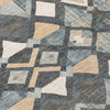 Piper Looms Chantille Geometric ACN1309 Graphite Machine Washable Area Rug Swatch Image