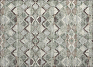 Piper Looms Chantille Geometric ACN1310 Sage Machine Washable Area Rug Scatter Main Image