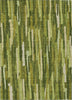 Piper Looms Chantille Stripes ACN1315 Green Machine Washable Area Rug main image