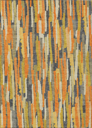 Piper Looms Chantille Stripes ACN1317 Orange Machine Washable Area Rug main image