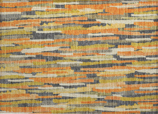 Piper Looms Chantille Stripes ACN1317 Orange Machine Washable Area Rug Scatter Main Image