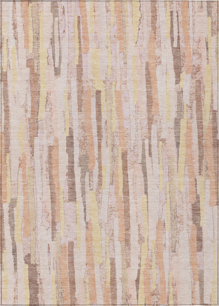 Piper Looms Chantille Stripes ACN1318 Pink Machine Washable Area Rug main image