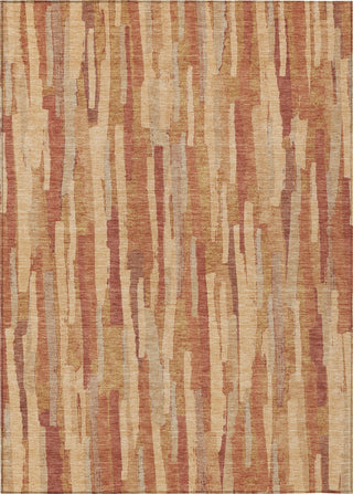 Piper Looms Chantille Stripes ACN1319 Salmon Machine Washable Area Rug main image
