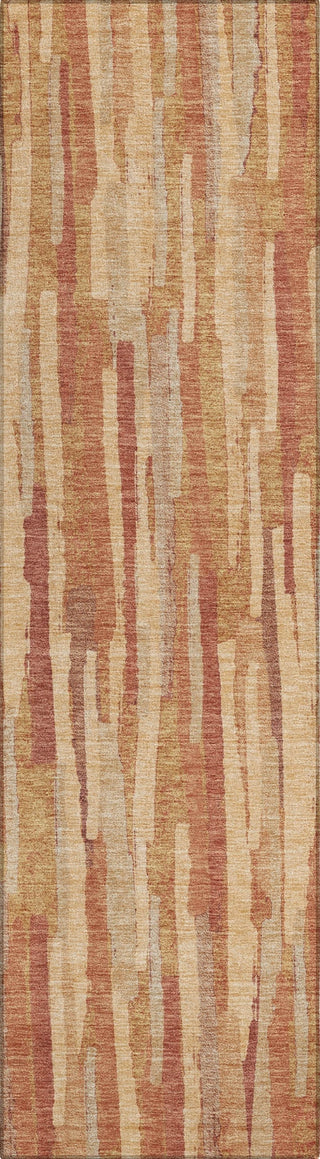 Piper Looms Chantille Stripes ACN1319 Salmon Machine Washable Area Rug Runner Main Image