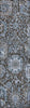 Piper Looms Chantille Damask ACN1320 Denim Machine Washable Area Rug Runner Main Image