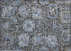 Piper Looms Chantille Damask ACN1320 Denim Machine Washable Area Rug Scatter Main Image