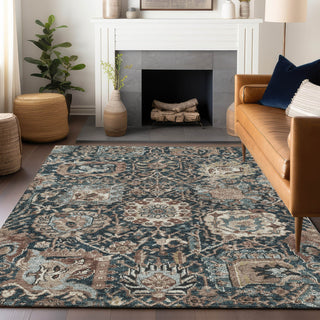 Piper Looms Chantille Diamonds ACN1325 Taupe Machine Washable Area Rug Lifestyle Image Feature
