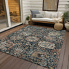Piper Looms Chantille Diamonds ACN1325 Taupe Machine Washable Area Rug Outdoor Lifestyle Image Feature