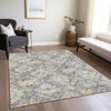 Piper Looms Chantille Diamonds ACN1329 Gray Machine Washable Area Rug Lifestyle Image Feature