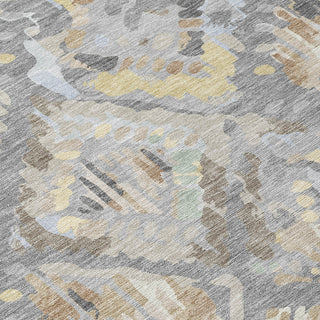 Piper Looms Chantille Diamonds ACN1329 Gray Machine Washable Area Rug Swatch Image