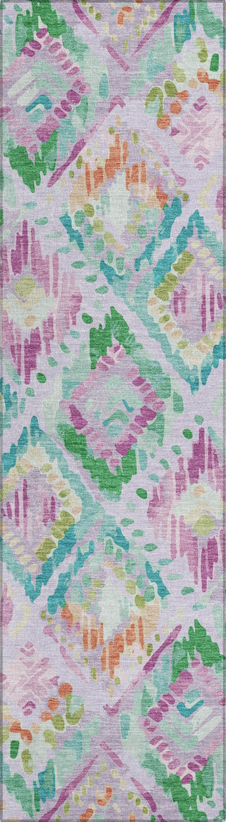 Piper Looms Chantille Diamonds ACN1331 Lavender Machine Washable Area Rug Runner Main Image