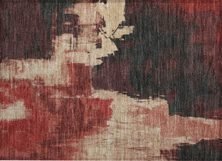 Piper Looms Chantille Abstract ACN1333 Brick Machine Washable Area Rug Scatter Main Image