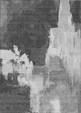 Piper Looms Chantille Abstract ACN1334 Gray Machine Washable Area Rug main image