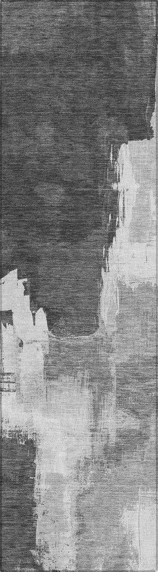 Piper Looms Chantille Abstract ACN1334 Gray Machine Washable Area Rug Runner Main Image