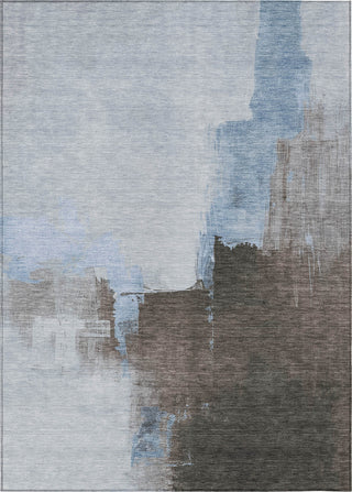 Piper Looms Chantille Abstract ACN1336 Sky Machine Washable Area Rug main image