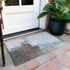 Piper Looms Chantille Abstract ACN1336 Sky Machine Washable Area Rug Scatter Outdoor Lifestyle Image Feature
