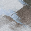Piper Looms Chantille Abstract ACN1336 Sky Machine Washable Area Rug Swatch Image