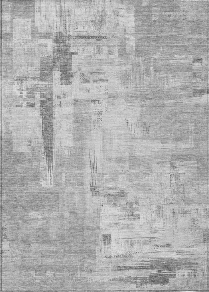 Piper Looms Chantille Blocks ACN1339 Gray Machine Washable Area Rug main image