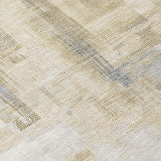 Piper Looms Chantille Blocks ACN1340 Ivory Machine Washable Area Rug Swatch Image