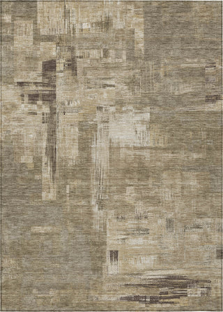 Piper Looms Chantille Blocks ACN1341 Mocha Machine Washable Area Rug main image