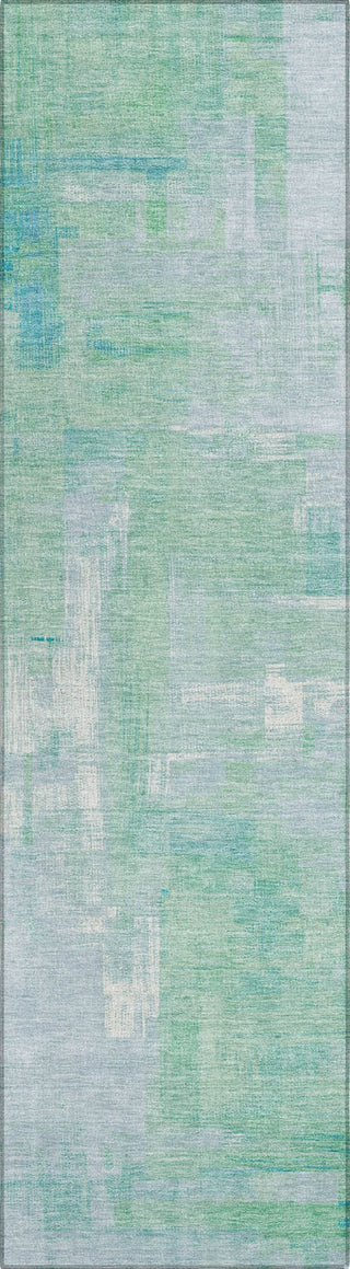 Piper Looms Chantille Blocks ACN1343 Sky Machine Washable Area Rug Runner Main Image