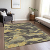 Piper Looms Chantille Abstract ACN1344 Charcoal Machine Washable Area Rug Lifestyle Image Feature