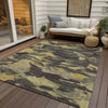 Piper Looms Chantille Abstract ACN1344 Charcoal Machine Washable Area Rug Outdoor Lifestyle Image Feature