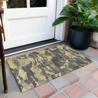 Piper Looms Chantille Abstract ACN1344 Charcoal Machine Washable Area Rug Scatter Outdoor Lifestyle Image Feature