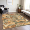 Piper Looms Chantille Abstract ACN1345 Copper Machine Washable Area Rug Lifestyle Image Feature