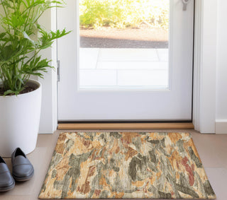 Piper Looms Chantille Abstract ACN1345 Copper Machine Washable Area Rug Scatter Lifestyle Image Feature