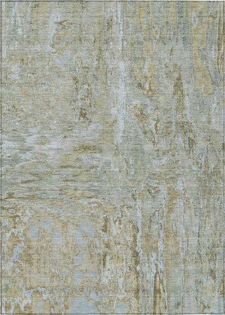 Piper Looms Chantille Abstract ACN1351 Khaki Machine Washable Area Rug main image