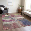 Piper Looms Chantille Modern ACN1354 Blush Machine Washable Area Rug Lifestyle Image Feature