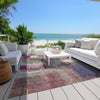 Piper Looms Chantille Modern ACN1354 Blush Machine Washable Area Rug Outdoor Lifestyle Image Feature
