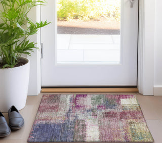 Piper Looms Chantille Modern ACN1354 Blush Machine Washable Area Rug Scatter Lifestyle Image Feature