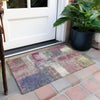 Piper Looms Chantille Modern ACN1354 Blush Machine Washable Area Rug Scatter Outdoor Lifestyle Image Feature