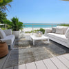 Piper Looms Chantille Modern ACN1355 Khaki Machine Washable Area Rug Outdoor Lifestyle Image Feature
