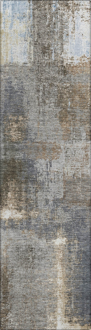 Piper Looms Chantille Modern ACN1355 Khaki Machine Washable Area Rug Runner Main Image