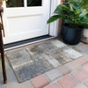 Piper Looms Chantille Modern ACN1355 Khaki Machine Washable Area Rug Scatter Outdoor Lifestyle Image Feature