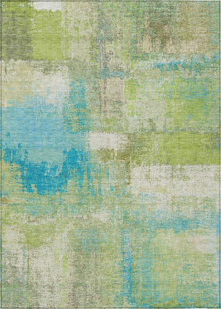 Piper Looms Chantille Modern ACN1356 Lime Machine Washable Area Rug main image