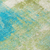 Piper Looms Chantille Modern ACN1356 Lime Machine Washable Area Rug Swatch Image