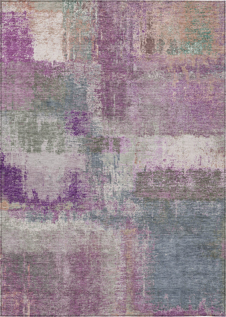 Piper Looms Chantille Modern ACN1357 Lavender Machine Washable Area Rug main image