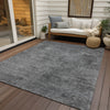 Piper Looms Chantille Modern ACN1359 Gray Machine Washable Area Rug Outdoor Lifestyle Image Feature