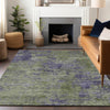 Piper Looms Chantille Modern ACN1360 Olive Machine Washable Area Rug Lifestyle Image Feature
