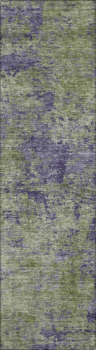 Piper Looms Chantille Modern ACN1360 Olive Machine Washable Area Rug Runner Main Image