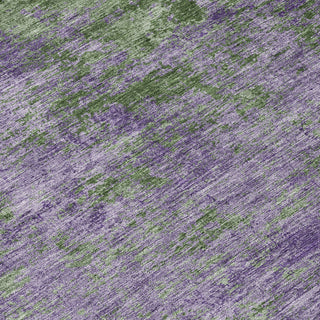 Piper Looms Chantille Modern ACN1361 Purple Machine Washable Area Rug Swatch Image