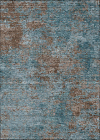 Piper Looms Chantille Modern ACN1362 Teal Machine Washable Area Rug main image