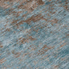 Piper Looms Chantille Modern ACN1362 Teal Machine Washable Area Rug Swatch Image
